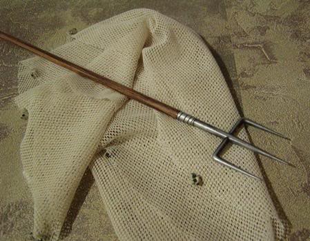 Drietand en net van Retiarius